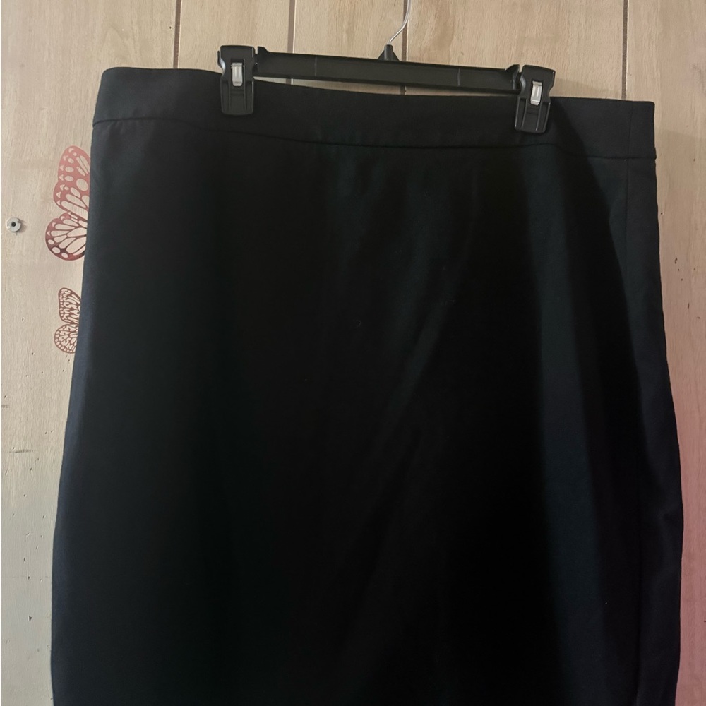 Talbots Classic Black Pencil Skirt